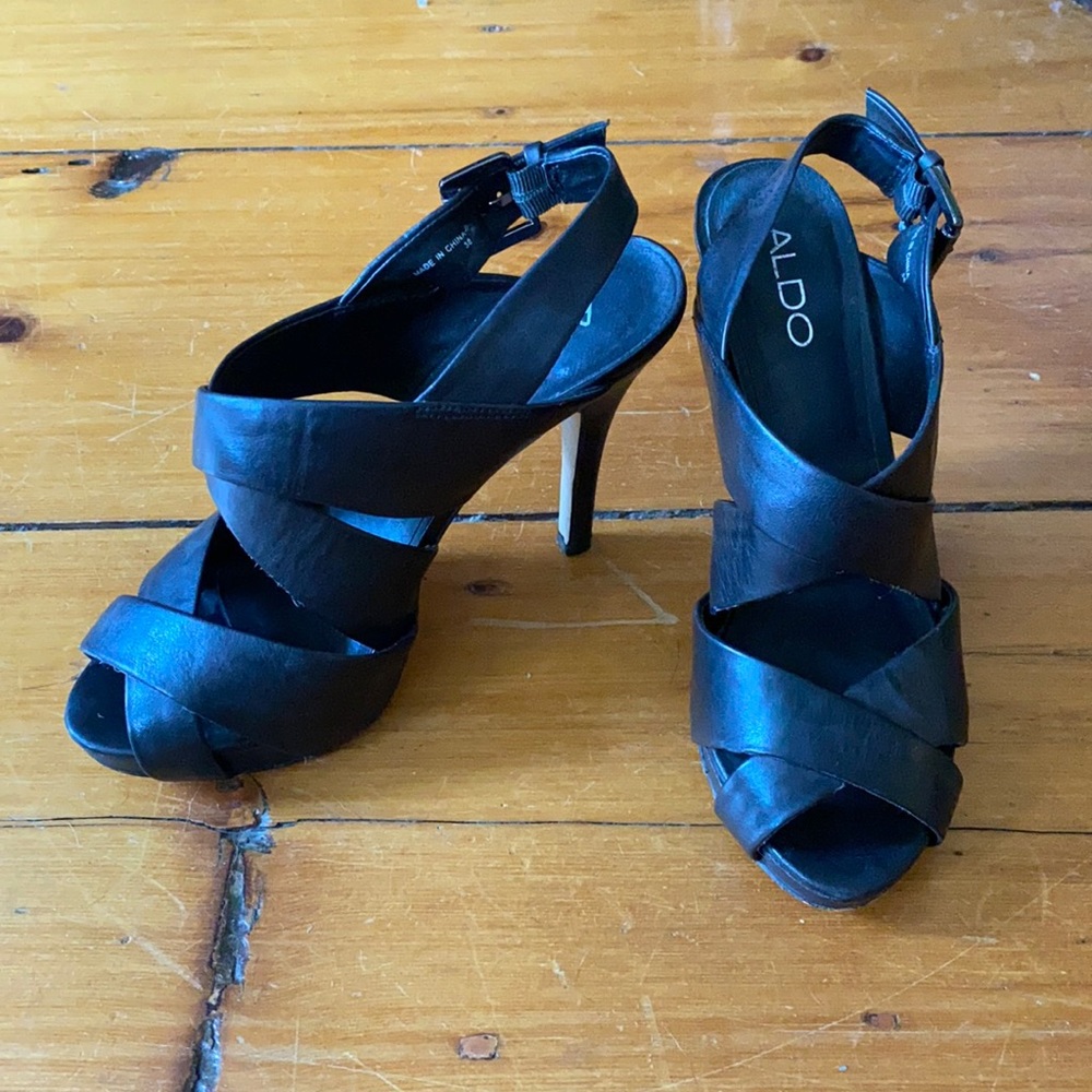 Aldo - Heeled Sandal, Black